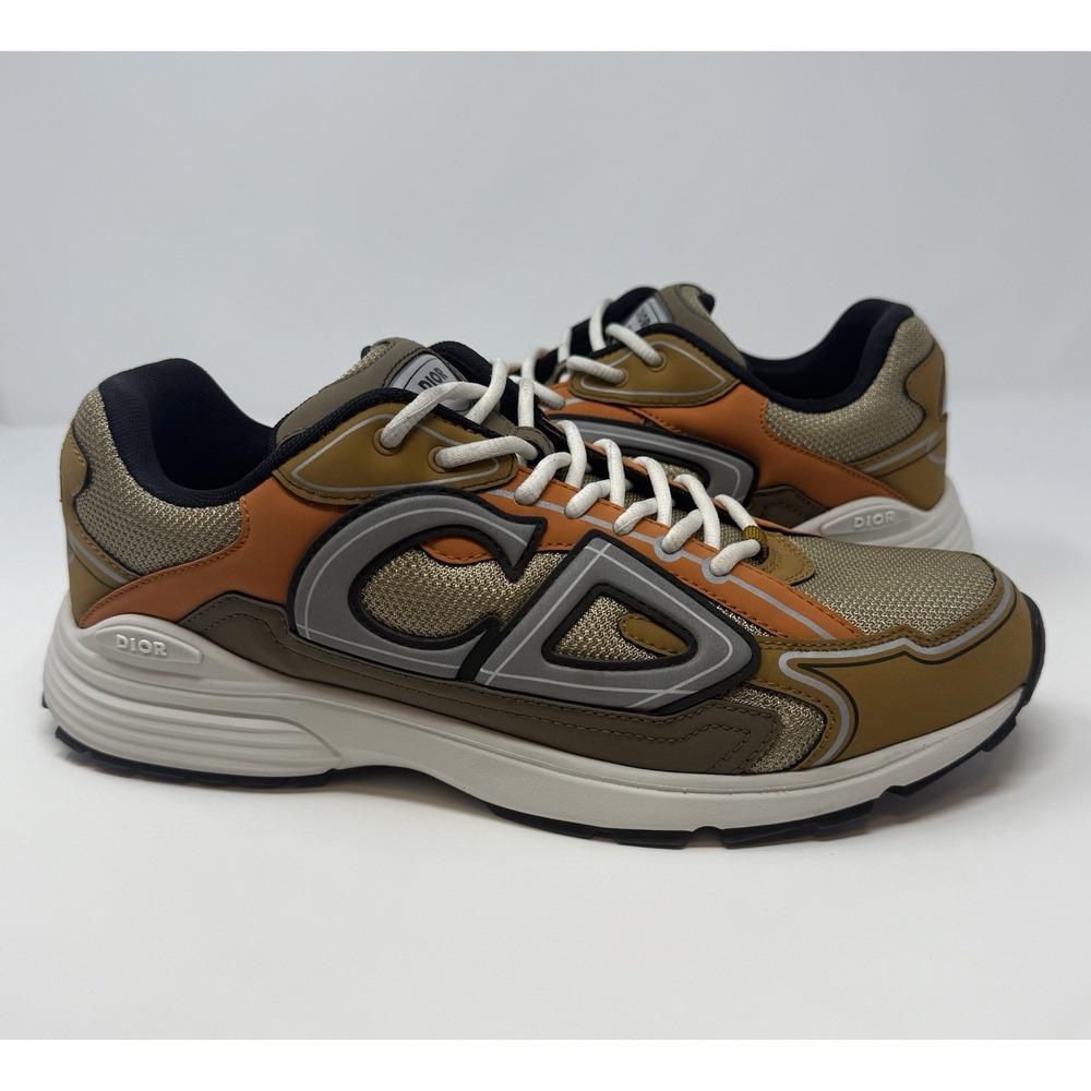 Dior B30 Sneaker Cream/Orange Size 11 US 44 EU